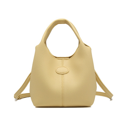 Women retro classic clutch hobo tote purse and handbag cute crossbody bags yellow