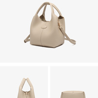 Women Retro Classic Clutch Hobo Tote Purse and Handbag Cute Crossbody Bags Grey - Thumbnail 3