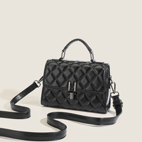 Women Satchel Bags Handle Shoulder Handbags and Purses Black - Thumbnail 1