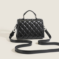 Women Satchel Bags Handle Shoulder Handbags and Purses Black - Thumbnail 4