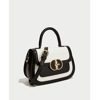 Women Satchel Bags Handle Shoulder Handbags Black - Thumbnail 1