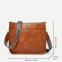 Women Handbag and Shoulder Bag Brown - Thumbnail 3