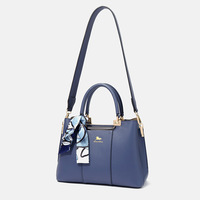Women Purses and Handbags Shoulder Tote Bags Top Handle Satchel Blue - Thumbnail 1