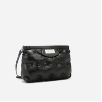 Ladies' PU Space Bag Soft Cotton High Quality Shoulder Crossbody Bag Black - Thumbnail 1