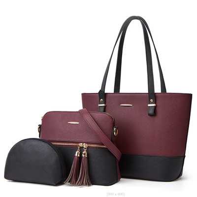 Women handbags purse ladies boho shoulder bag purple - Thumbnail 5