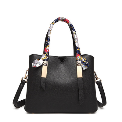 Purses and handbags for women crossbody pu leather tote top handle satchel shoulder bags  black - Thumbnail 5