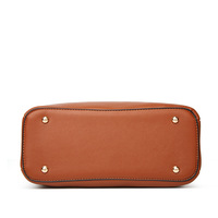 Women Tote Bag Handbags PU Leather Fashion Hobo Shoulder Bags with Adjustable Shoulder Strap Brown - Thumbnail 2