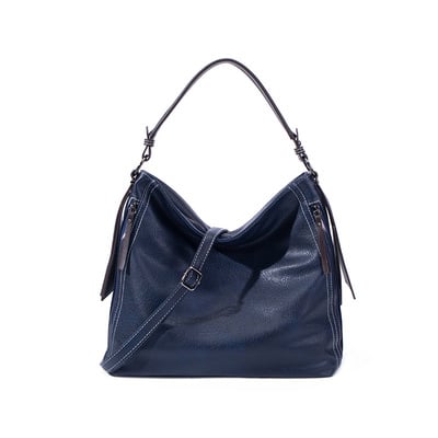 Women satchel purses and handbags vegan leather top handle shoulder crossbody bag blue - Thumbnail 5