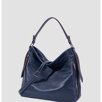 Women Satchel Purses and Handbags Vegan Leather Top Handle Shoulder Crossbody Bag Blue - Thumbnail 1