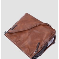 Women Satchel Purses and Handbags Vegan Leather Top Handle Shoulder Crossbody Bag Brown - Thumbnail 4