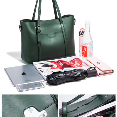 Women's tote bag handbag green