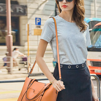 Women's Tote Bag Handbag Brown - Thumbnail 1