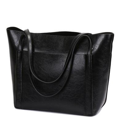 Women's satchel purse handbag black - Thumbnail 5