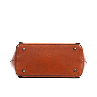 Women's Satchel Purse Handbag Brown - Thumbnail 2