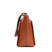 Women's Satchel Purse Handbag Brown - Thumbnail 3