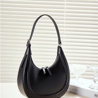 Genuine Leather Women Tote Bag Soft Handbags Vintage Shoulder Purses Black - Thumbnail 1
