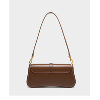 Genuine Leather Satchel Handbag for Women Vintage Handmade Shoulder Bag Brown - Thumbnail 2