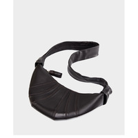 Sheepskin Diagonal Cross Bag Brown - Thumbnail 1