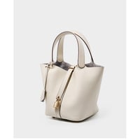 Women Genuine Leather Handbag Shoulder Purse Satchel Tote Crossbody Bag White - Thumbnail 1