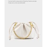 Women's Small Classy Crossbody Purse Top Handle Handbags White - Thumbnail 1