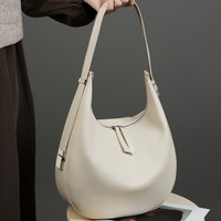 Genuine Leather Women Tote Bag Handbags White - Thumbnail 2