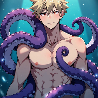 Octopus bakugou art print! (signed)