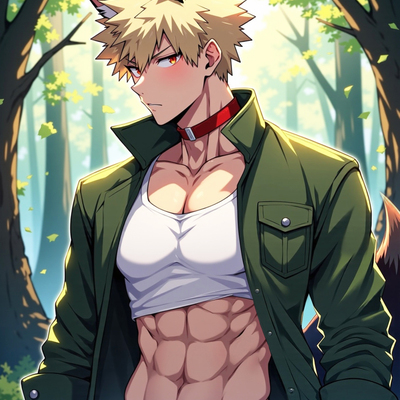 Werewolf bakugou art print! (signed)