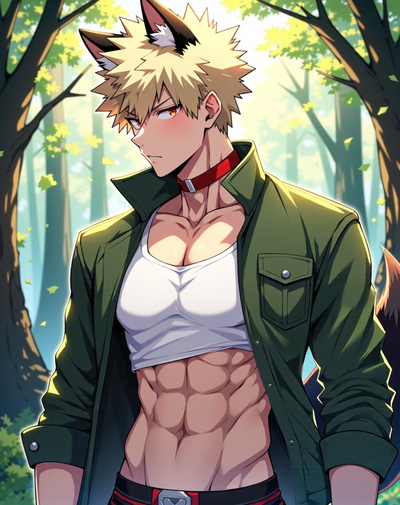 Werewolf Bakugou Art Print! (Signed)