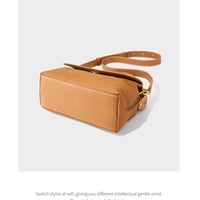 Women Genuine Leather Shoulder Bags Classic Crossbody Purses Brown - Thumbnail 4