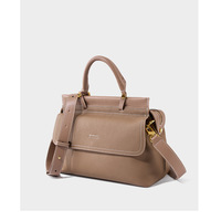 Women Genuine Leather Shoulder Bags Classic Crossbody Purses Grey - Thumbnail 2