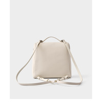 Genuine Leather Women Piana Backpack White - Thumbnail 3