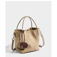 Genuine Leather Purses and Handbags for Women Crossbody Stachel Shoulder Bags Grey - Thumbnail 3