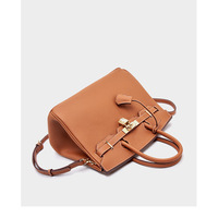 Genuine Leather Womens Crossbody Handbags and Purses Brown - Thumbnail 2