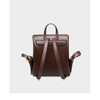 Genuine Leather Backpack Travel Backpack Brown - Thumbnail 2