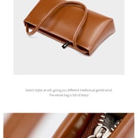 Genuine Leather Purses and Handbags Brown - Thumbnail 2