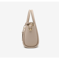 Genuine Leather Women's Top-handle Bags White - Thumbnail 3