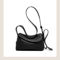 Genuine Leather Womens Hobo Purse Roomy Casual Shoulder Bags Black - Thumbnail 1