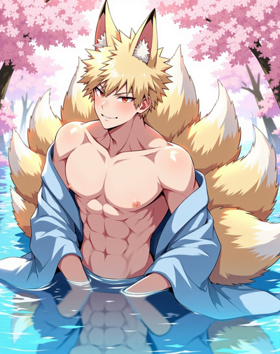 Kitsune Bakugou Art Print! (Signed)