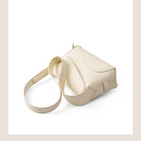 Genuine Leather Womens Hobo Purse Roomy Casual Shoulder Bags White - Thumbnail 3