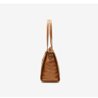 Genuine Leather Women Trendy Hobo Bag Shoulder Handbag Brown - Thumbnail 2