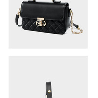 Genuine Leather Women Tote Bag Shoulder Bags Black - Thumbnail 1