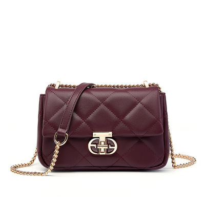 Genuine leather women lightweight handbags shoulder bag red - Thumbnail 2