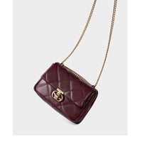 Genuine Leather Women Lightweight Handbags Shoulder Bag Red - Thumbnail 2