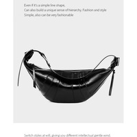 Women Genuine Leather Crossbody Bags Black - Thumbnail 1