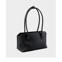 Women Genuine Leather Shoulder Purses and Handbags Black - Thumbnail 3