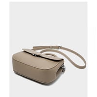 Women Genuine Leather Shoulder Bags Classic Crossbody Purses Grey - Thumbnail 3
