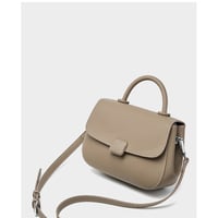 Women Genuine Leather Shoulder Bags Classic Crossbody Purses Grey - Thumbnail 4