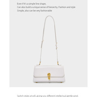 Women Fashion Genuine Leather Handbags Tote Bag Shoulder Bag White - Thumbnail 1