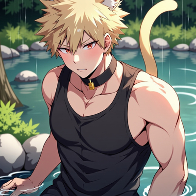 Stray cat bakugou art print! (signed)