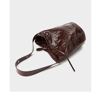 Women Genuine Leather Tote Handbags Hobo Bags Brown - Thumbnail 3